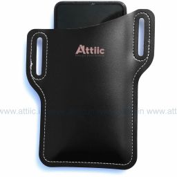 ATTIIC Belt waist Mobile Phone pouch Belt Waist Pouch Cover Case of Universal Size, Running, Walking & Sports Belt waist Mobile Phone pouch Belt Waist Pouch Cover Case of Universal Size, Running, Walking & SPorts (Black) waist mobile pouch-image-25