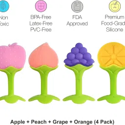 Premium Silicone Baby Feeding Kit - Plastic-24