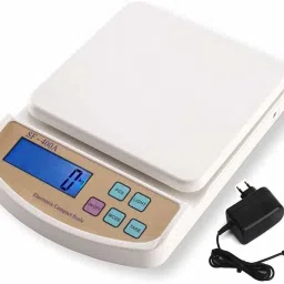 RTB Digital 10kg x 1g Kitchen Scale Balance Multi-purpose weight measuring machine with Adapter Kitchen Weighing Scale,Digital kitchen scale for home, bakery,cake etc. Weighing Scale-16