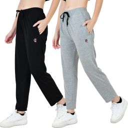 Pack of 2 Women Printed Multicolor Track Pants-image-94