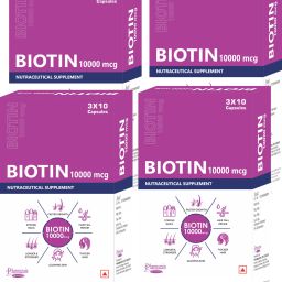 Biotin 10000 mcg Maximum Strength For Hair Growth ,Skin & Nails for Men & Women-2
