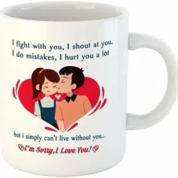I'M SORRY, I LOVE YOU MUG FOR ANYONE LOVER Ceramic Coffee Mug-7