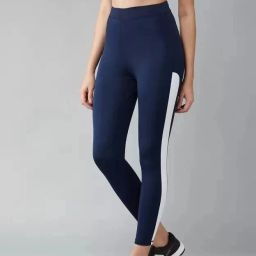 Color Block Women Blue Tights-image-96