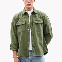 snitch Men Regular Fit Solid Spread Collar Casual Shirt-picture-16