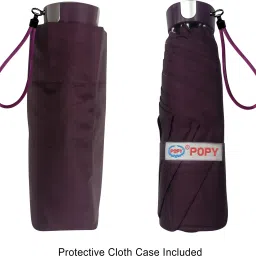popy Nano™ Solid Color #6 with Silver Coating and Case Umbrella image 2