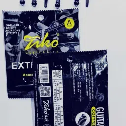 Acoustic BLACK AND BRIDGE PIN Guitar String-picture-26