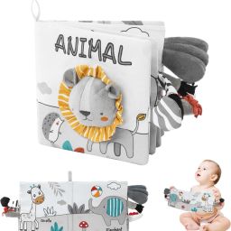 Lion Baby Books 0 6 Month Soft Cloth Baby Toy Early Educational Sensory Book-image-49