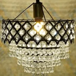ASFOUR/K9 Crystal Chandelier/Pendant CEILING HANGING SUSPENDED 3Color Bulb Lamp Chandelier Ceiling Lamp-image-48