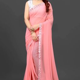 Embellished Bollywood Georgette Saree-image-81