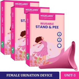 Stand and Pee Pink combo Reusable Female Urination Device-picture-18