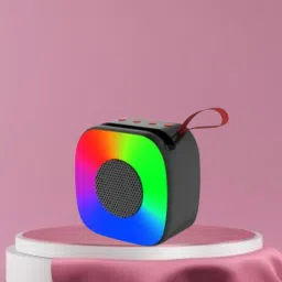 SACRO Sonic (PORTABLE DESKTOP SPEAKER) Deep Bass Sound with Dynamic LED LightE216 10 W Bluetooth Laptop/Desktop Speaker-picture-0