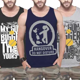 Pack of 3 Men Vest-image-17