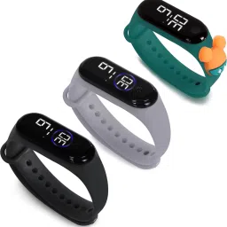 HYPERLEX 3 COMBO Stylish Digital LED Bracelet Band Wrist Watch for Kids, Boys & Men-image-83