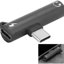Gadget Zone Black USB C Charger, Headphone Jack Adapter Type?C to 3.5mm Assist black Phone Converter-image-8
