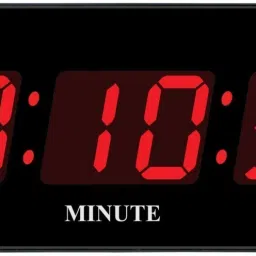 Digital 18 cm X 38 cm Wall Clock-16