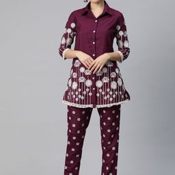 Readiprint Fashions Women Embroidered Pure Silk Co-Ords-picture-26