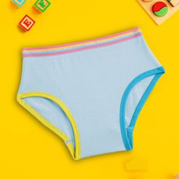 XY Life Girls Blue & Yellow Intellisoft Tencel Modal Hipster Briefs-image-13