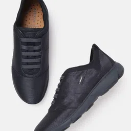 Geox Women Navy Blue Slip-On Sneakers-image-61