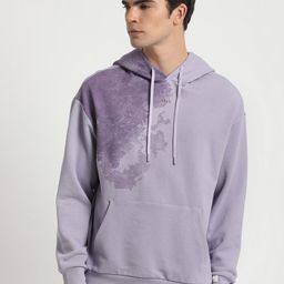 THE BEAR HOUSE Abstract Printed Hooded Pure Cotton Pullover-image-3