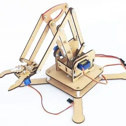 4 DOF servo Controlled Robotic arm with Gripper Complete kit with 4 servo Assembled image 1