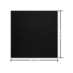 220 x 220 x 0.5mm Frosted Heated Bed Sticker Build Plate Tape with Adhesive Backing for 3D Printer image 2