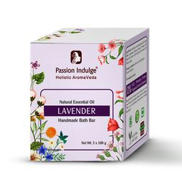 Passion Indulge Pack of 3 Natural Handmade Lavender Bath Bar Soaps-image-94