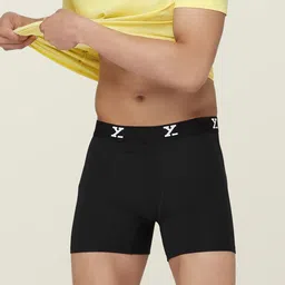 XYXX Men Black Snug fit Ultra-soft Ace Modal Cotton Boxer Briefs-14