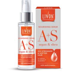 Livon Professional Argan & Shea Nourishing Serum for Frizz-free Hair - 100ml-17