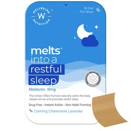 Wellbeing Nutrition Melts Restful Sleep - Chamomile Lavender 10mg - 30 Veg Oral Strips-44