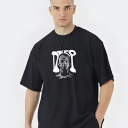 Stitchmeashirt Men Activchill Graphic Printed Round Neck Pure Cotton Relaxed Fit T-shirt-picture-49