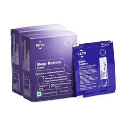 SETU Set Of 2 Sleep Restore Oral Strips - Mint - 30 Oral Strips Each-46