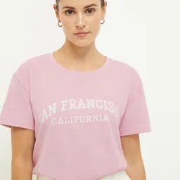 DOROTHY PERKINS San Francisco Printed Longline Drop-Shoulder Sleeves Pure Cotton T-shirt-image-33