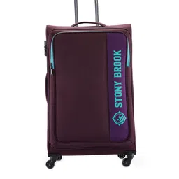 Stony Brook by Nasher Miles Brand Logo Printed Soft-Sided Trolley Bag-35