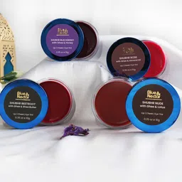 Blue Nectar Shubhr Beetroot Lip & Cheek Tint With Ghee & Shea Butter-10gm - Beetroot Red image 4