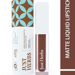 Just Herbs Herb-Enriched Matte Liquid Lipstick 2 ml - Liquorice Brown 12-9