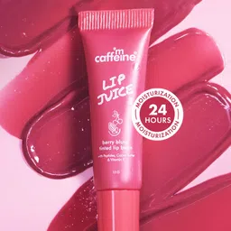 MCaffeine Lip Juice Tinted Lip Balm With Vitamin E-10g- Berry Blush-40