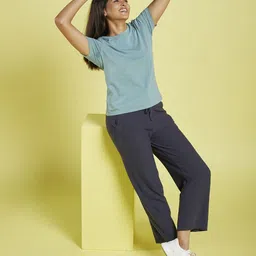 Blissclub Women Move All Day Plus Size Relaxed-Fit Cotton Track Pants-picture-8