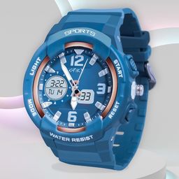 Spiky Unisex Kids Blue Printed Dial & Blue Bracelet Style Straps Analogue Multi Function Automatic Watch-image-40