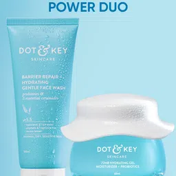 DOT & KEY Hydrating Probiotic Gel Face Moisturizer 60ml & Hydrating Gentle Face Wash 100ml-20