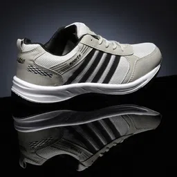 ASIAN Men Grey Mesh Running Shoes-picture-28
