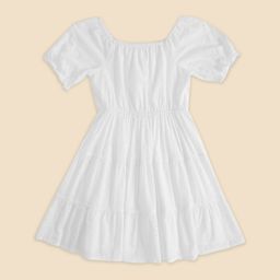Pantaloons Junior Girls Schiffli Tiered Fit & Flare Cotton Dress-44