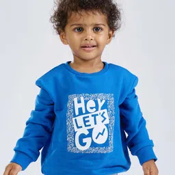 Domyos By Decathlon Boys Typography Printed Cotton Sweatshirt-18