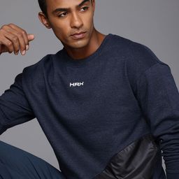 HRX by Hrithik Roshan Men Self Design Sweatshirt-image-65