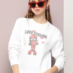Kook N Keech Marvel Women Deadpool Printed Sweatshirt-image-28