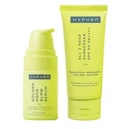 Hyphen Set of Golden Hour Glow Serum 30ml & All I Need Sunscreen SPF50 PA ++++ 50ml-12