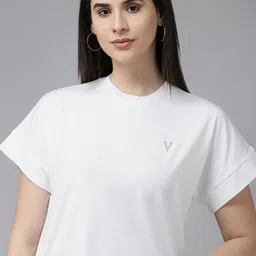 Van Heusen Woman Women Solid Extended Sleeves Knitted T-shirt With Embellished Detail-picture-18