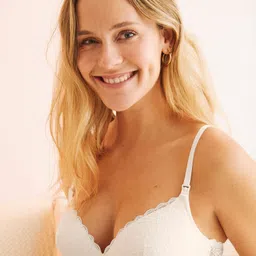 women'secret Medium Coverage Lightly Padded Lace Maternity Bra-picture-33