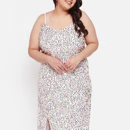 wild U Plus Size Side Slit Embellished Velvet Sheath Midi Dress-image-48