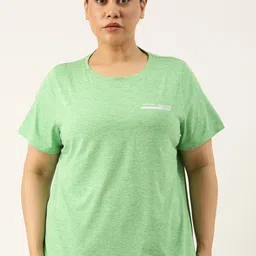 MARCA Bold Plus Size Round Neck Dry Fit Anti-Microbial UV-Protection Sports T-shirt-33