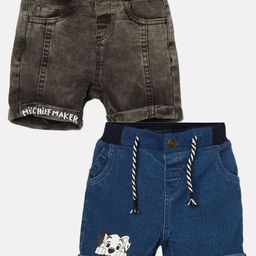 Juniors by Lifestyle Boys Pack of 2 Washed Cotton Shorts-picture-46